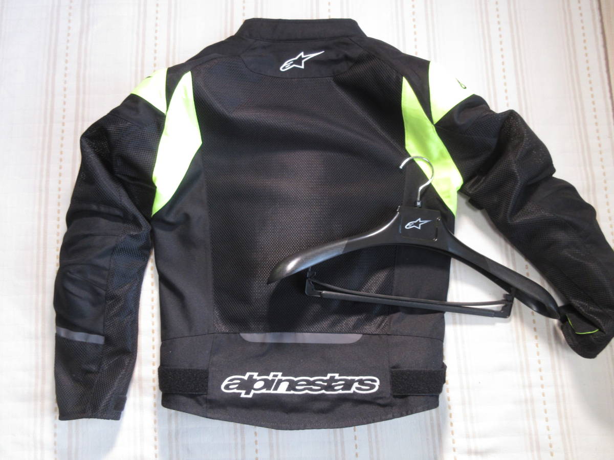 中古 alpinestars アルパインスターズ ナイロンメッシュ ライディングJKT Mサイズ 夏HAZE AIR JACKET パッド AXEL T-GP zx25忍者kawasakiの画像2