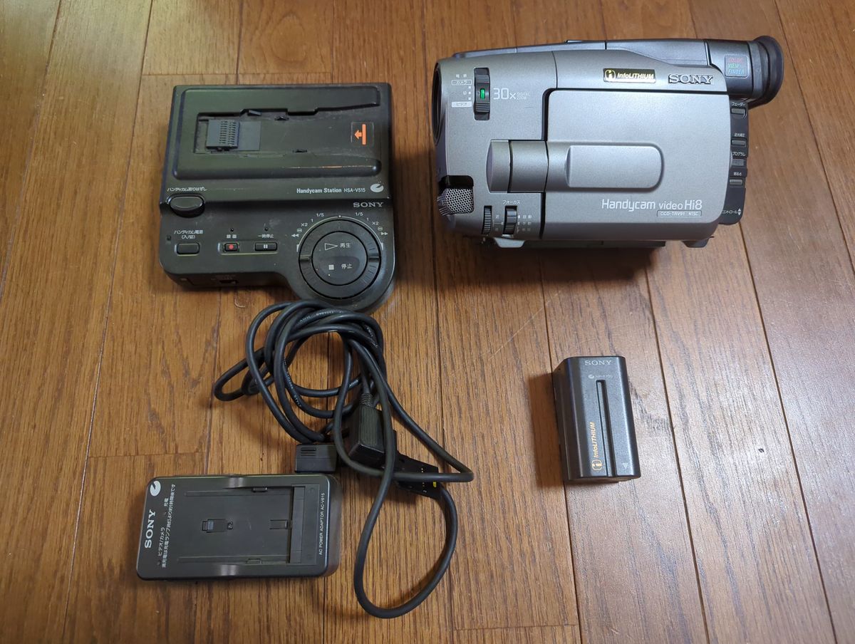 SONY　Handycam　video Hi8 CCD-TVR91 SONY ハンディカム ジャンク品 SONY TRV SONY