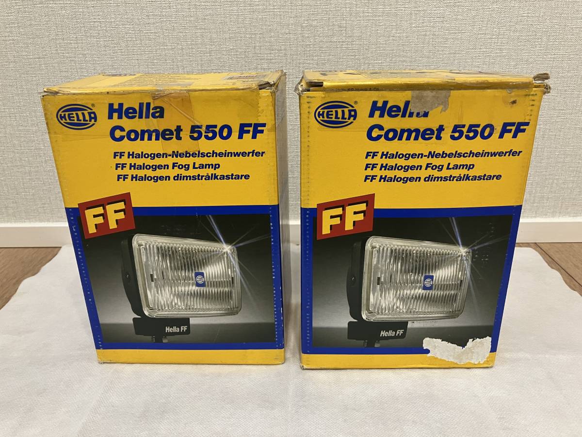 Hella Comet 550 FF フォグランプ イエローレンズ トラック ヘラー コメット_画像1
