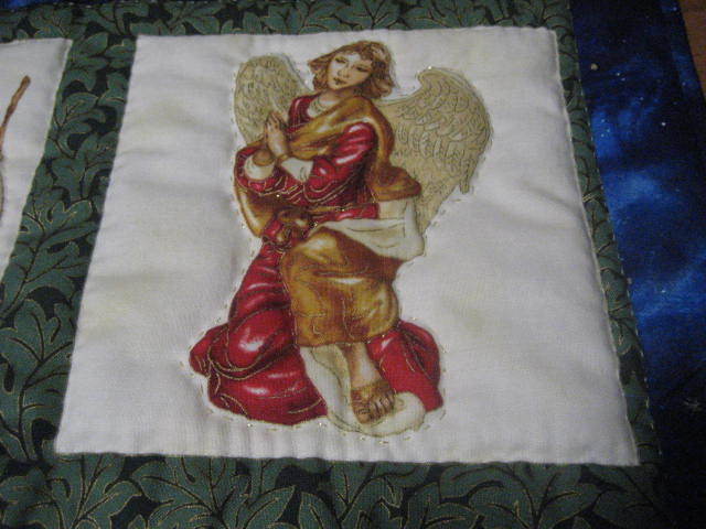 * hand made tapestry Christmas . night ki list birth Mali a angel A