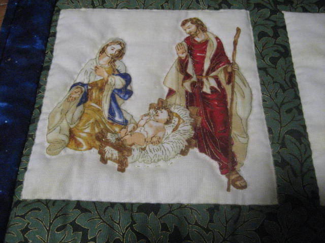 * hand made tapestry Christmas . night ki list birth Mali a angel A