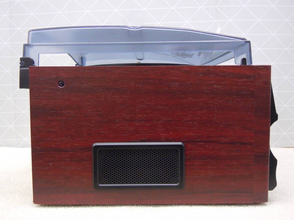 A67 美品中古 動確済クマザキ Bearmax マルチオーディオレコーダー プレーヤー MA-88 CD レコード カセット ラジオが1台に SD USB リモコン_画像8