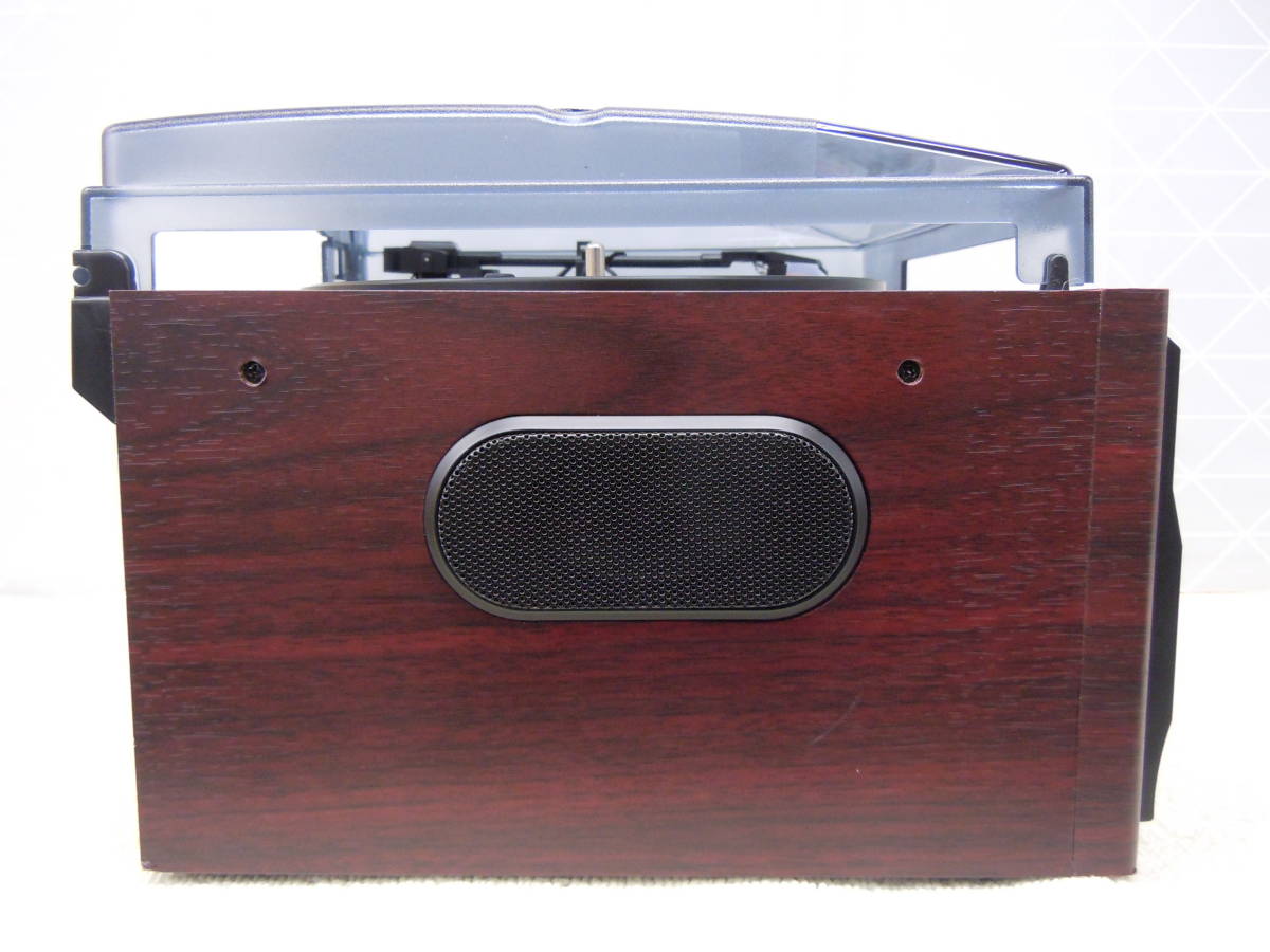 A140 美品中古 動確済 bearmax マルチオーディオレコーダー プレーヤー MA-89 CD レコード カセット ラジオが１台に SD USB リモコン_画像6