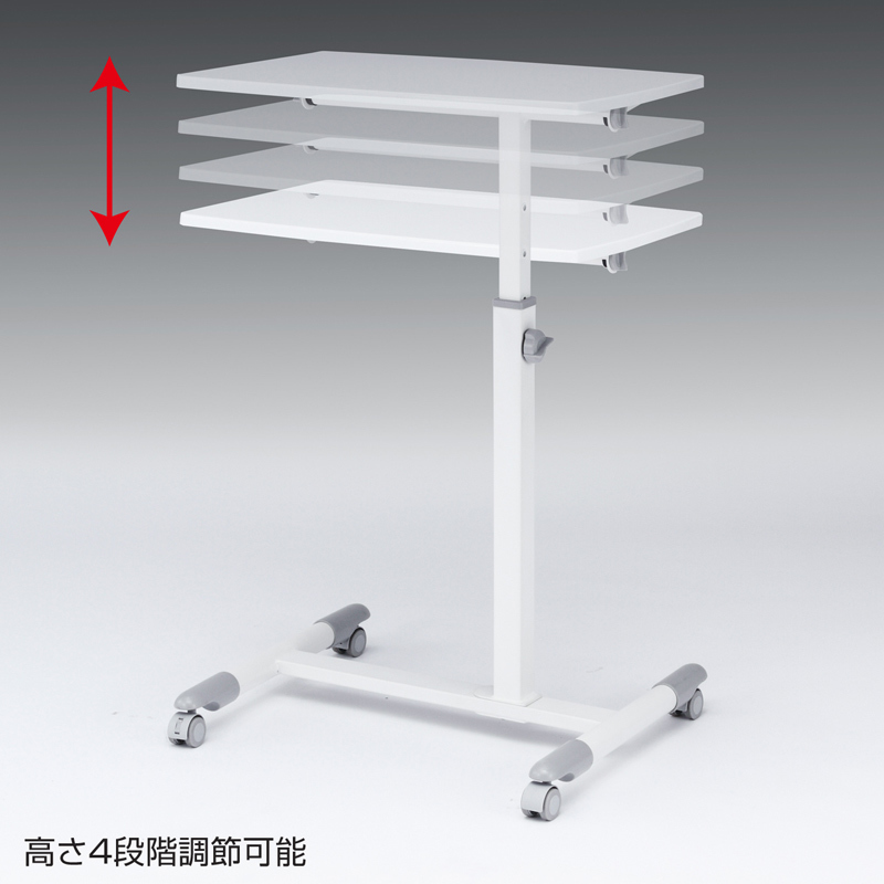 to673 Sanwa Supply laptop desk white height changeable possibility use depending on how to use . arrange is possible compact Mini desk NPC-13W