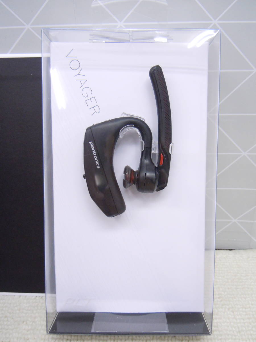 と701 美品中古 poly plantronics プラントロニクス Bluetooth ワイヤレスヘッドセット Voyager 5200 テレワーク ドライバー 在宅 高音質_画像3