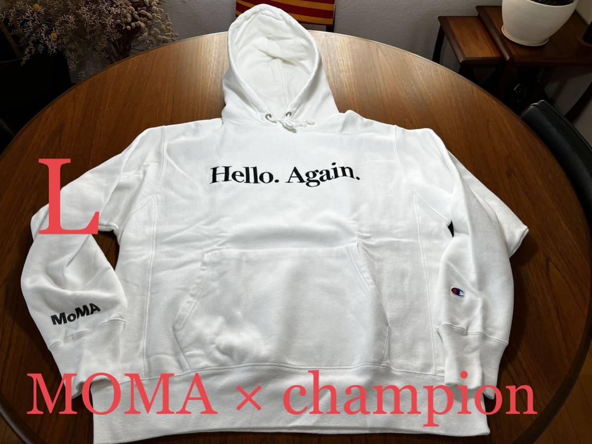 貴重 廃盤 MOMA champion リバース 限定 チャンピオン パーカー