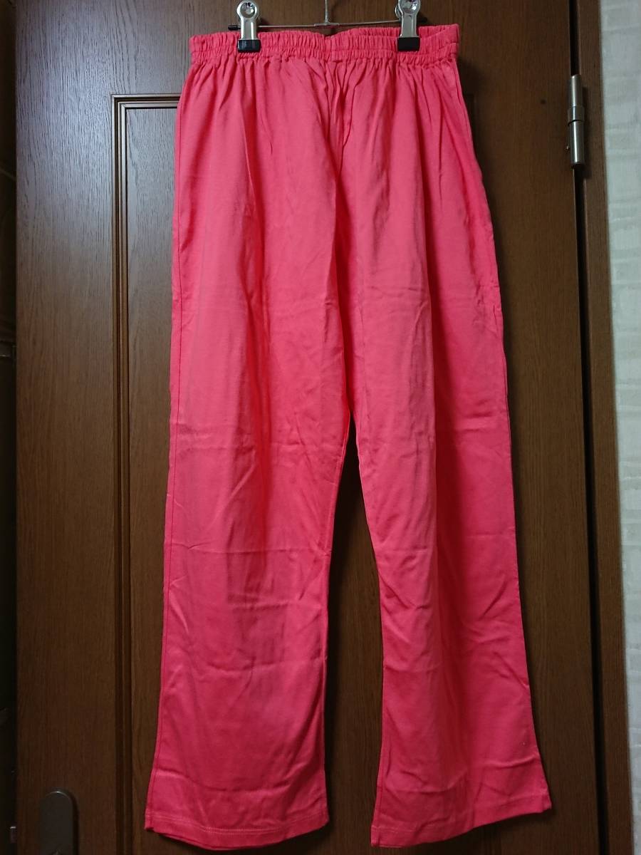 ☆ 未使用！ 女性用　レディース　婦人用　パジャマ　大きめサイズ　ピンク系　長袖＆長ズボン　2L～3L　日本製　綿100％　着替えに☆_画像6