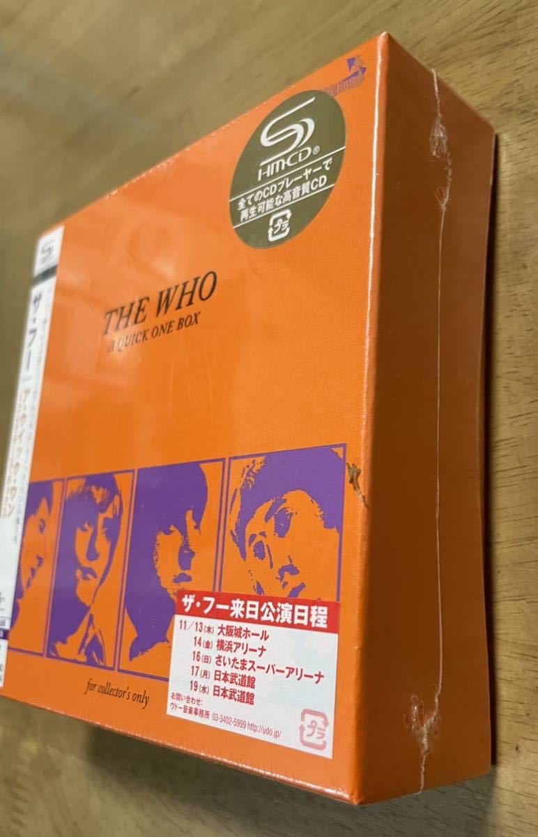 未開封　国内盤　帯付き　ザフー THE WHO アクイックワン~コレクターズボックス A QUICK ONE - FOR COLLECTORS ONLY_画像4