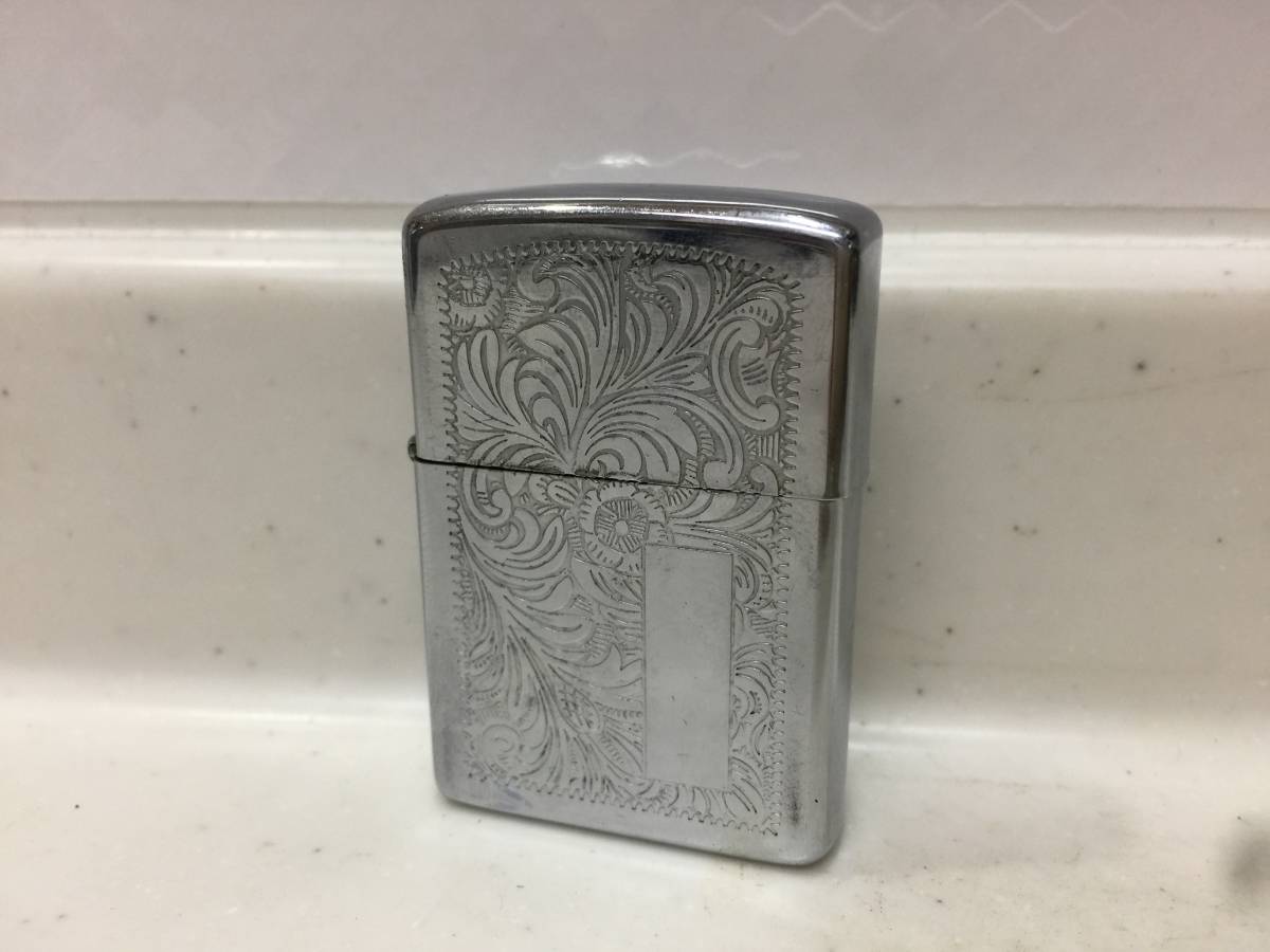 Zippo　ジッポー　ベネチアン　1984年製　両面加工　ヴィンテージ　　　T16　　　　KJ1_画像1