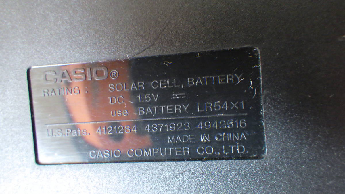 【C066】CASIO カシオ 電卓 JW-20T  12桁 中古の画像5