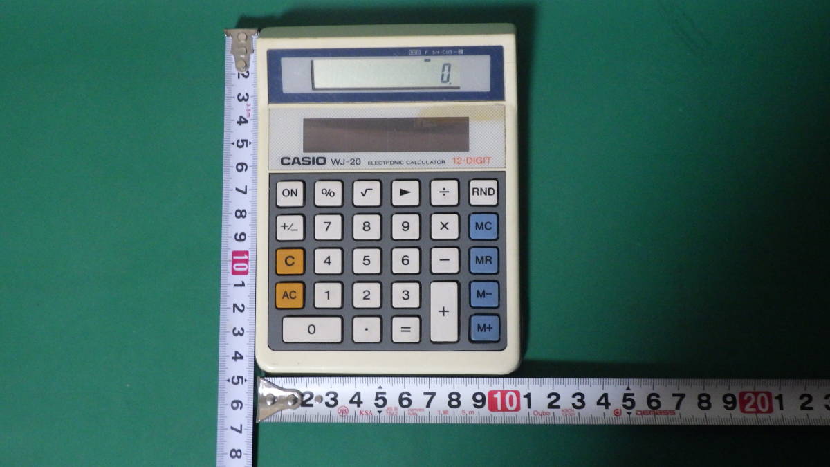 [C093]CASIO Casio WJ-20 calculator retro used 