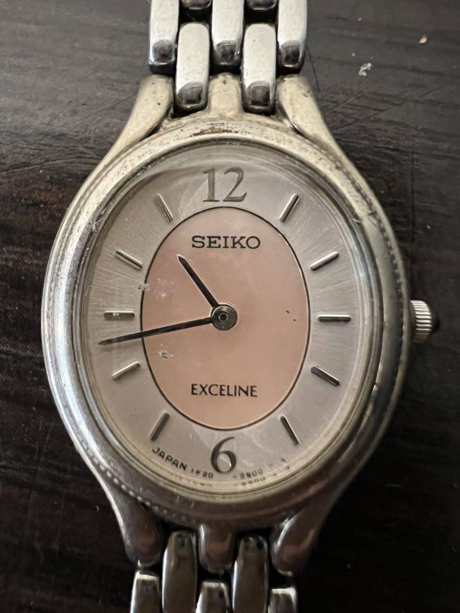 SEIKO EXCELINE セイコー エクセリーヌ　腕時計 1F20-6G90　動作未確認_画像4