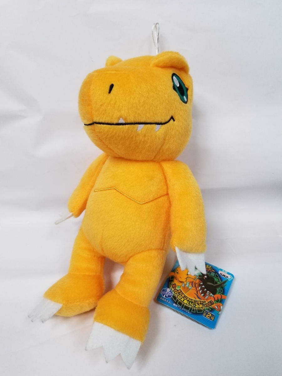 正規品 景品 非売品 デジモンアドベンチャー スーパー DX ぬいぐるみ vol.1 アグモン プライズ デジモン Digimon Agumon stuffed toy doll_画像1