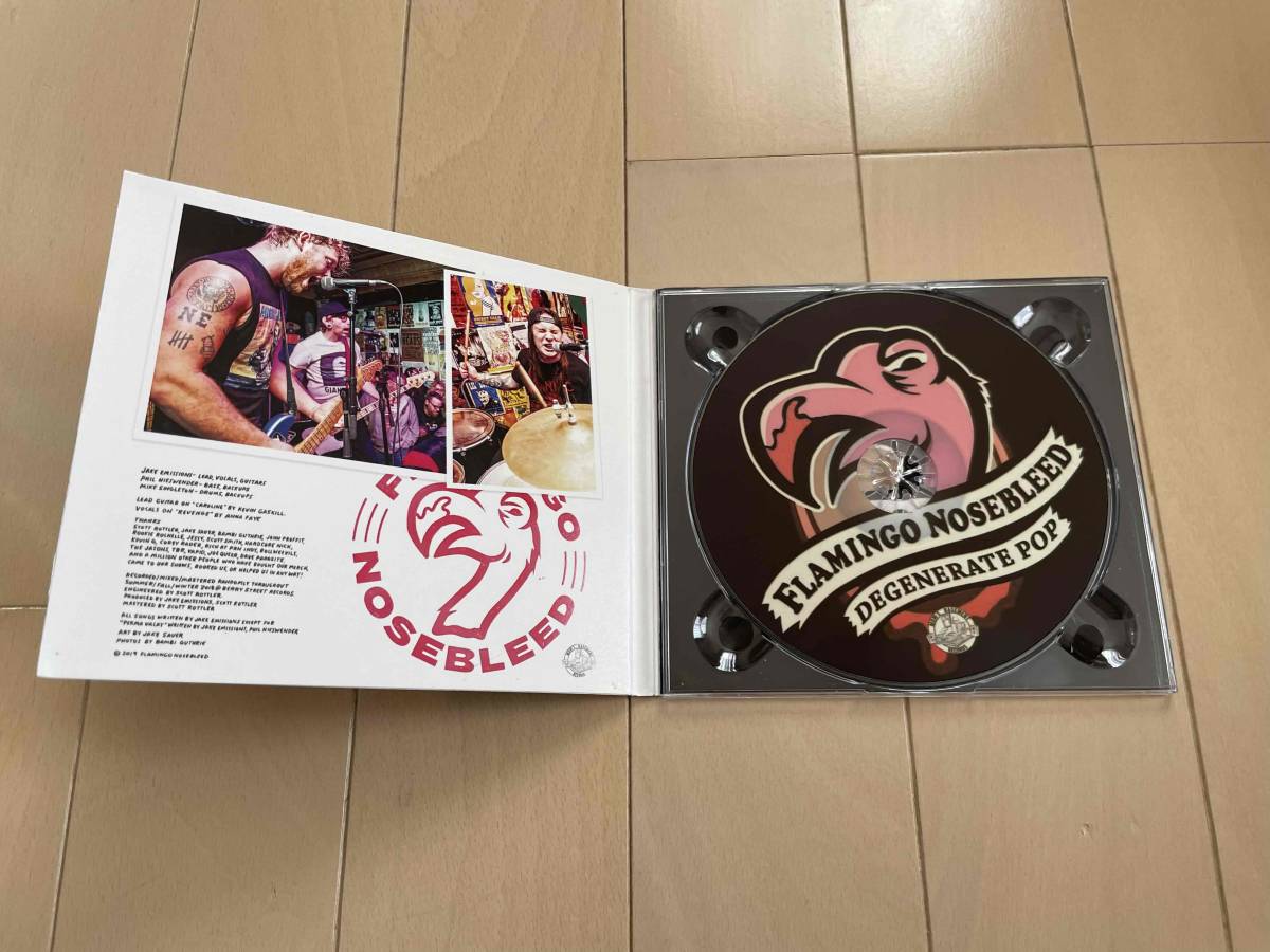 ★Flamingo Nosebleed『Degenrate Pop』CD★pop punk/queers/screeching weasel/nobodys_画像3