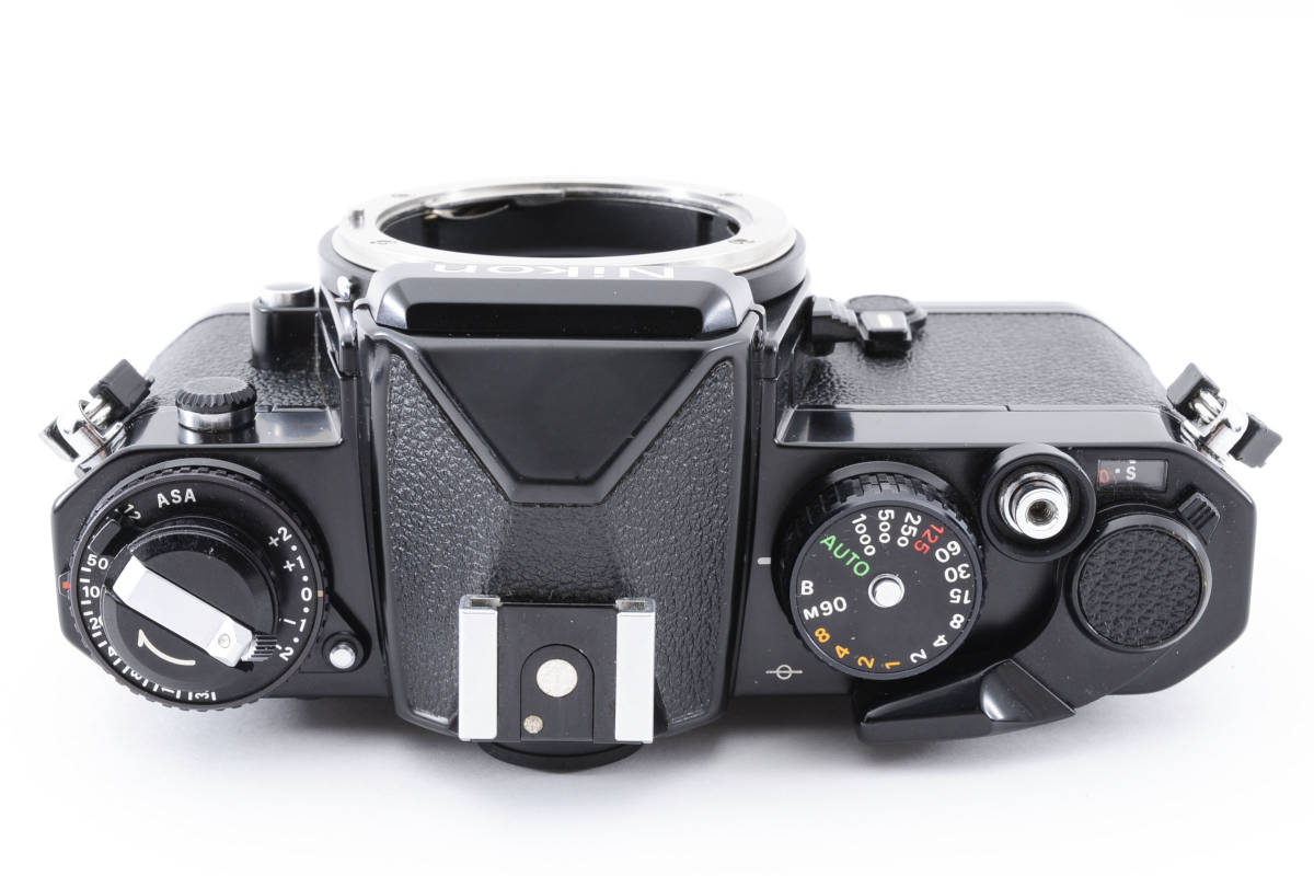 難あり品・外観や光学きれい ニコン Nikon FE ブラック ボディ ♯A4725の画像8