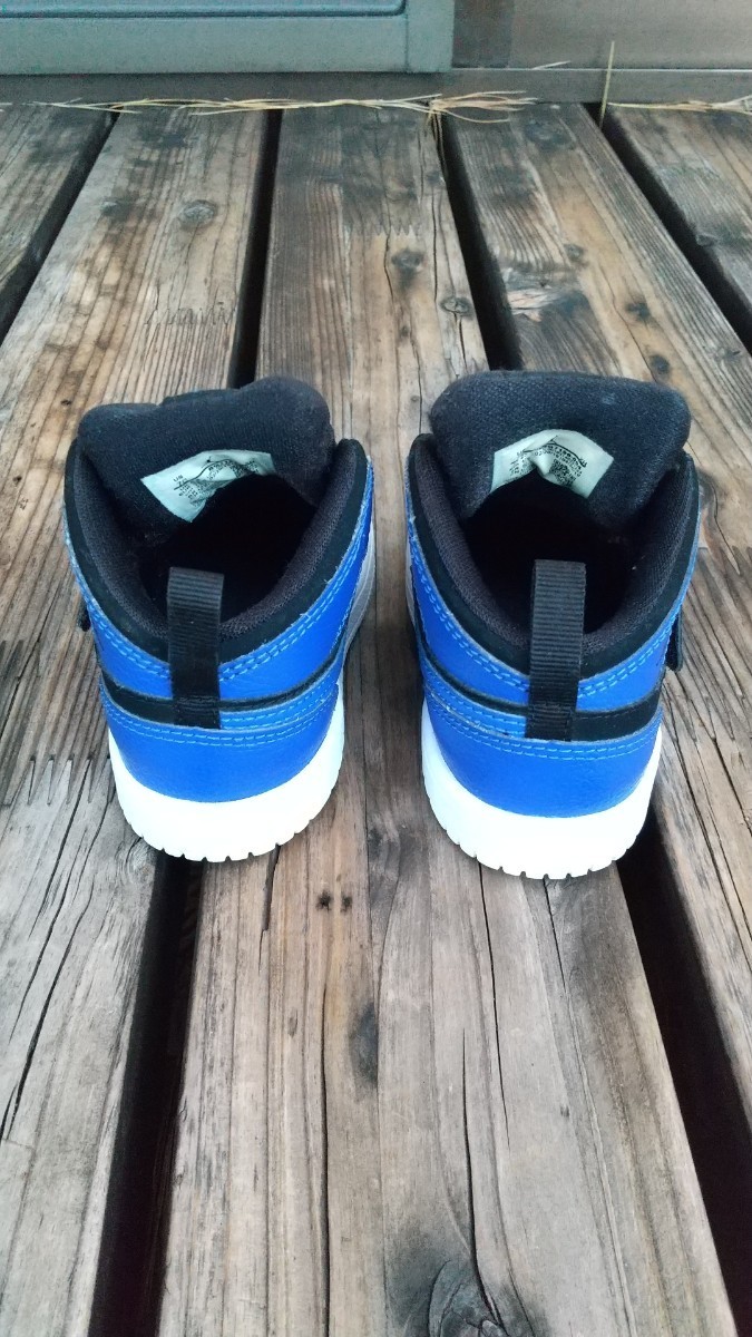  Nike NIKE baby Sky Jordan air Jordan Ⅰ 13cm Royal black blue AIR JORDAN 1 collection appreciation 