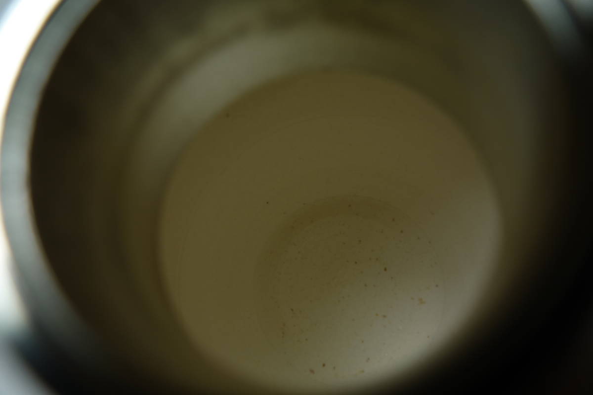 大正期　錫蓋　茶入　白薩摩_画像7