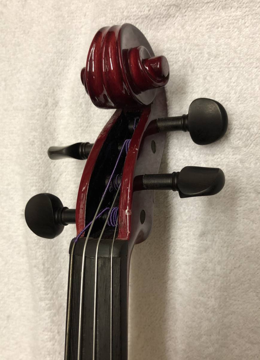 サイレント 電子バイオリン 弓 セミハードケース付属 メーカー不明 _画像8