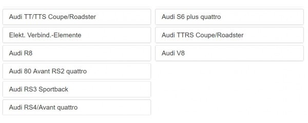 AUDI Audi parts list online version A1 A2 A3 A4 A5 A6 A7 A8 S3 S5 S6 Q3 Q5 Q7 R8 RS3 RS4 RS5 RS6 RS7 TT quattro 100 200 EPC 1