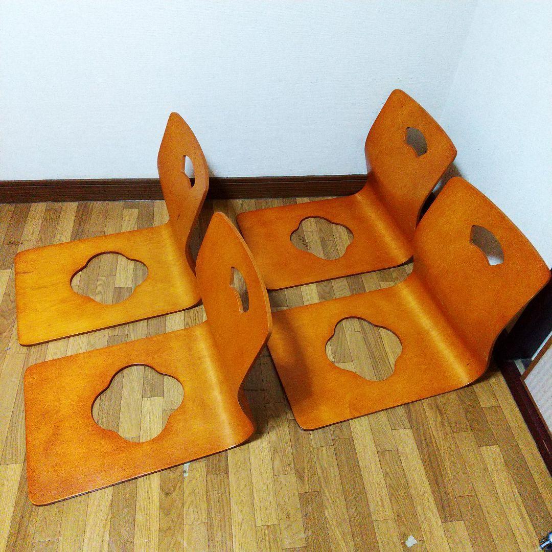 【美品】hikari 光製作所 座椅子 曲木 和モダン 旅館座椅子 4脚セット Yahoo!フリマ（旧）