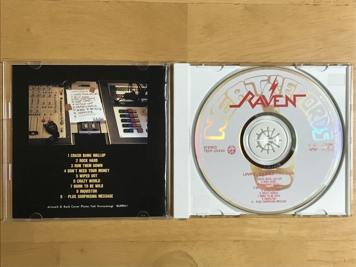 無念！帯無国内盤 Raven:レイヴン / Unreleased Tracks:アンリリースド・トラックス_画像4
