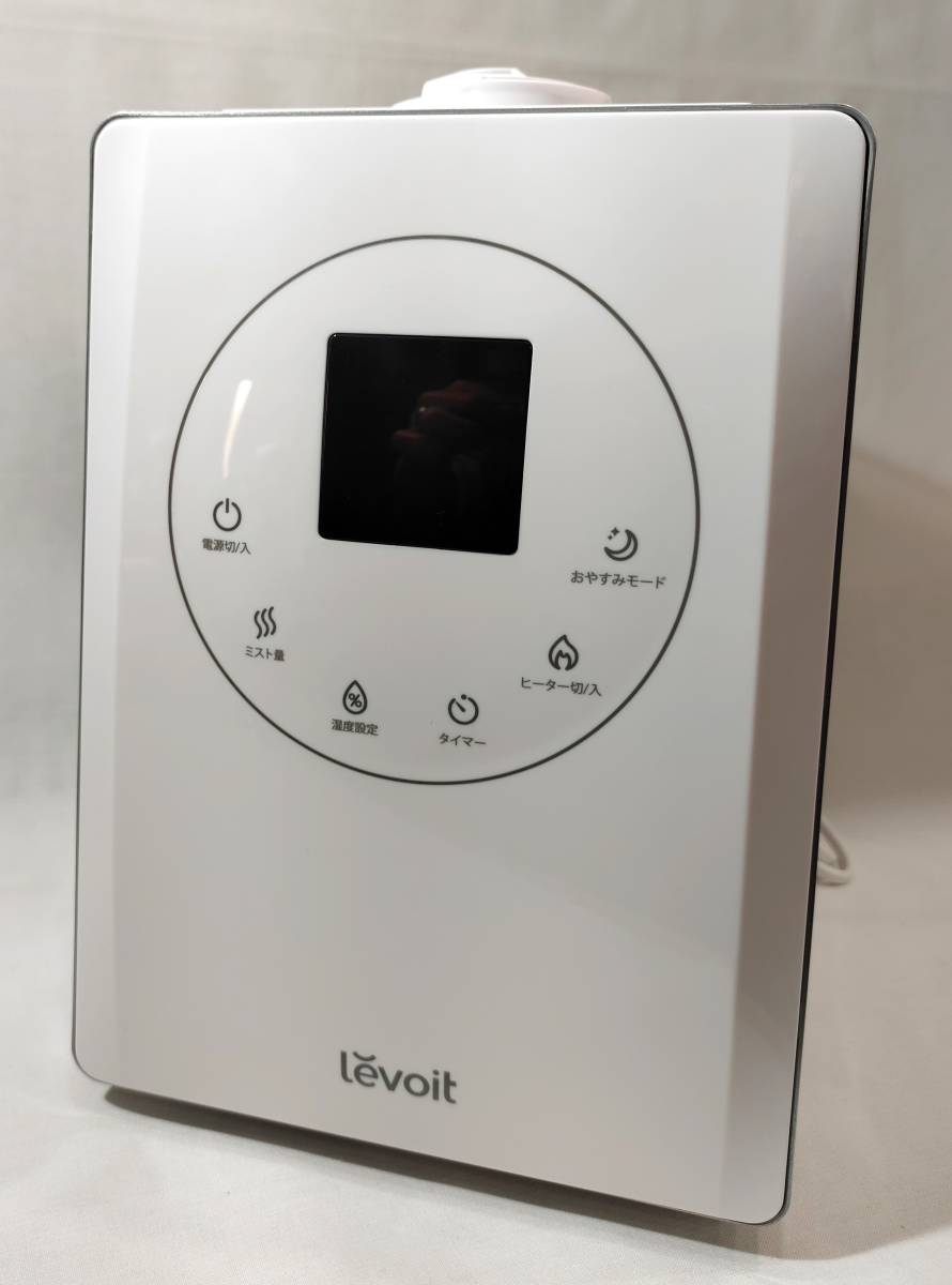 【1円出品】Levoit 加湿器 超音波式 省エネ 大容量 6L 630ml/h 卓上 アロマ 静音 連続50時間 ホワイト 白 LV600S LUH-A602S-WJP_画像2