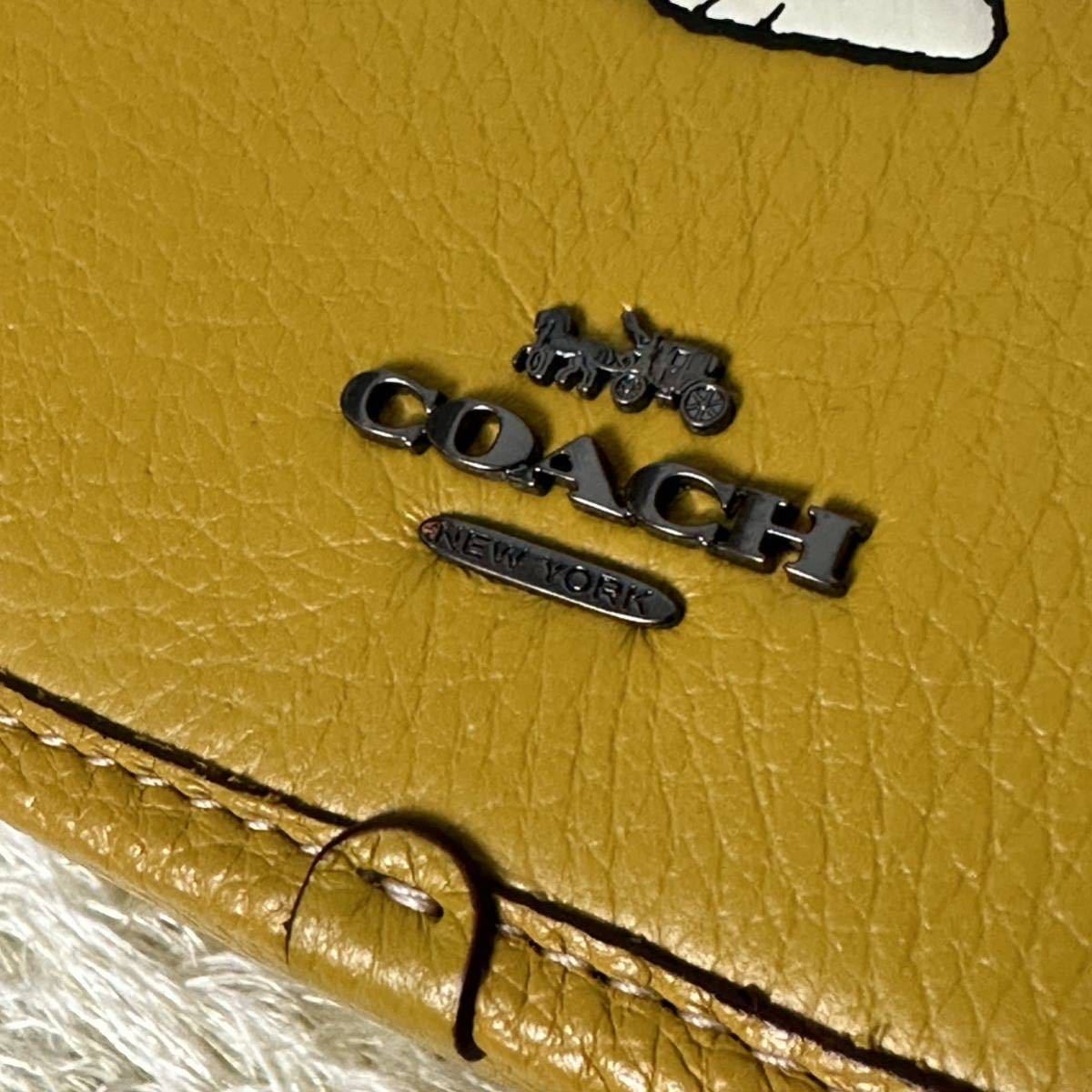 新品 レア COACH スヌーピー ショルダーバッグ ボディバッグ