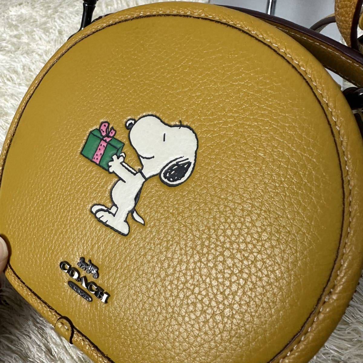 新品 レア COACH スヌーピー ショルダーバッグ ボディバッグ