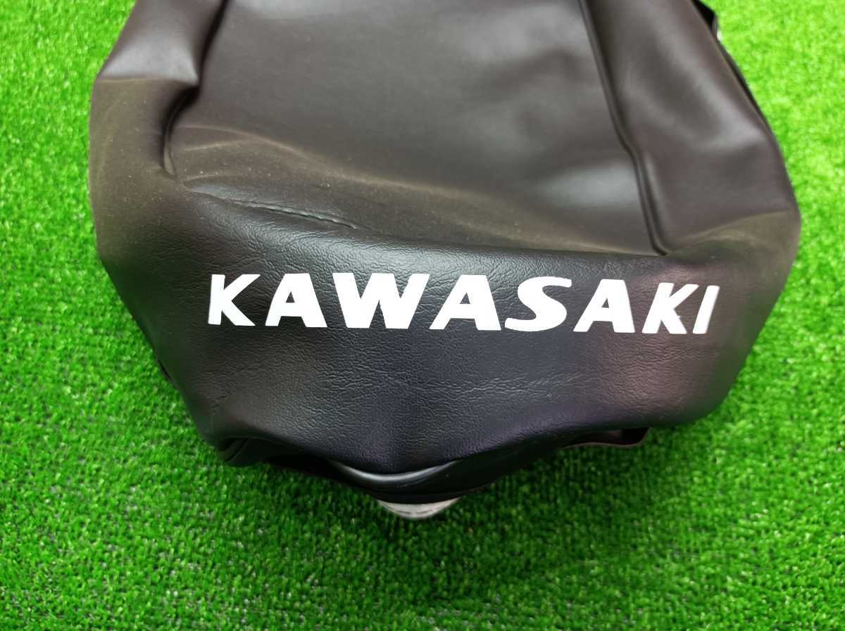 新品 KAWASAKI H1/500SS H1A 1969〜71年 初期型 シートカバー カワサキ マッハ トリプル/SS (K-SC-000003)_画像2