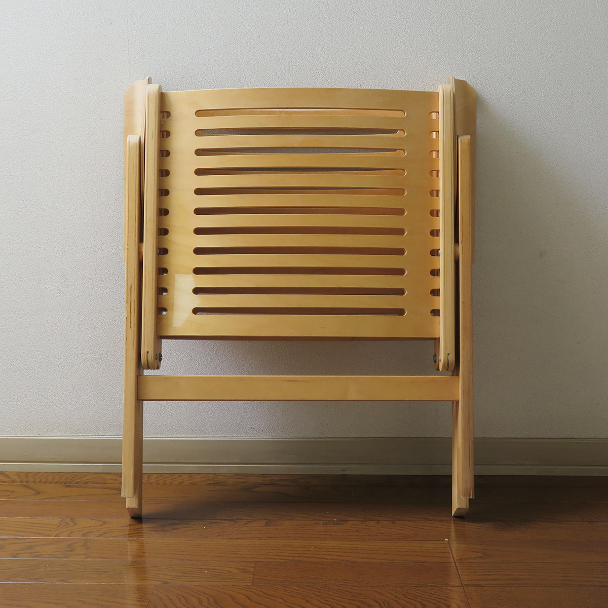 A ヴィンテージ デザイナーズ REX Folding Chair フォールディングチェア MoMA収蔵 検)イームズ プライウッド 天童木工_画像9