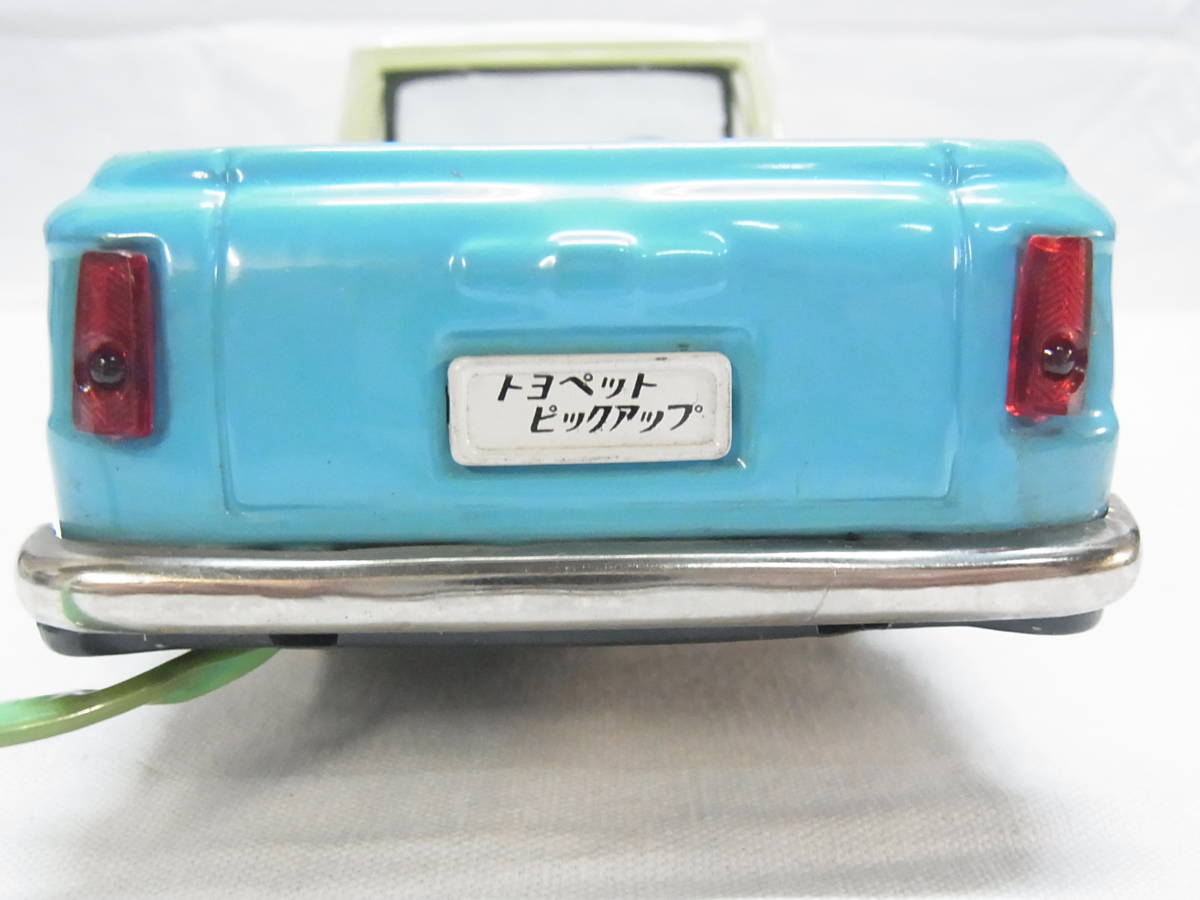 ^ Vintage редкий ^ Bandai Toyopet pick up Crown голубой ^ жестяная пластина METAL TOY дистанционный пульт игрушка игрушка retro подлинная вещь ^60