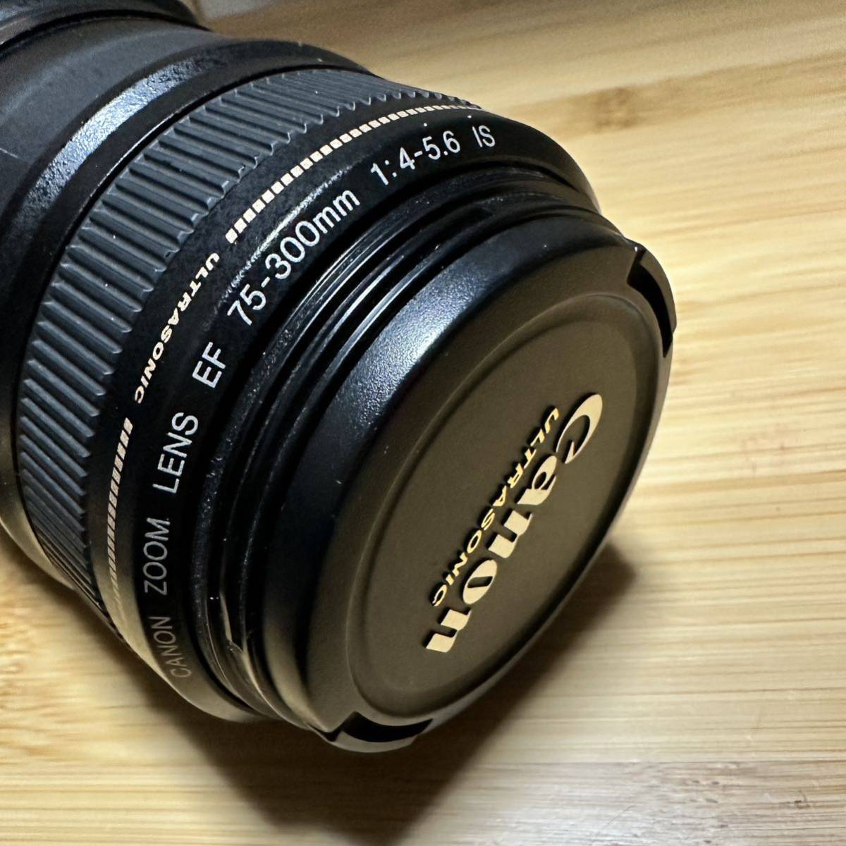 Canon キャノン レンズ ULTRASONIC IMAGE STABILIZER ZOOM LENS EF 75-300mm1:4-5.6IS _画像4