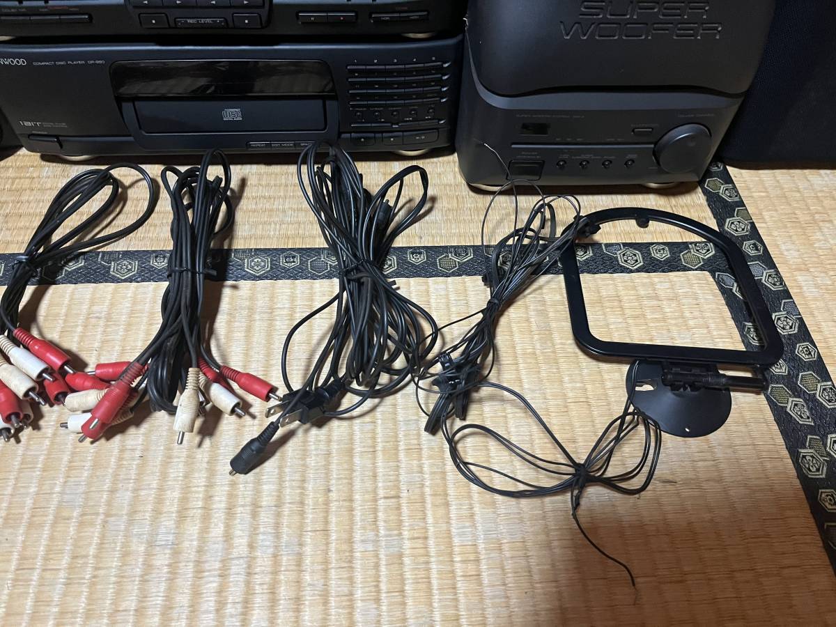 ☆ KENWOOD ケンウッド ROXY L5 ロキシー T-85/A-85/DP-950/GE-850/X-85/S-9M/SW-9 システムコンポ 説明書 リモコン付き ☆ジャンク☆_画像8