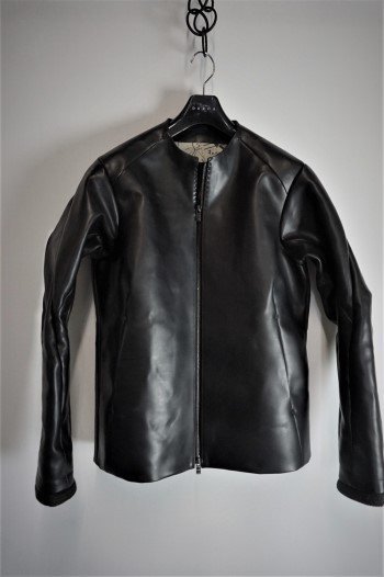 [DEVOA &#34;GUIDI Baby Buffalo&#34; Leather Jackette boa ]