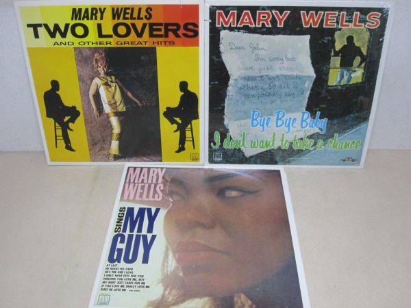 LP・MARY WELLS USA盤 3セット・MY GUY、BYE BYE BABY、TWO LOVERS・再発盤・A1101-56_画像1