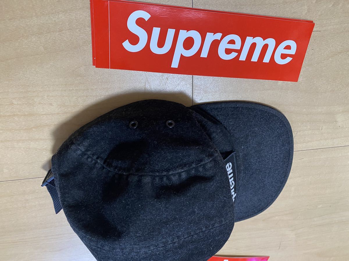 Supreme Camp Cap Black 黒 キャンプキャップ_画像2