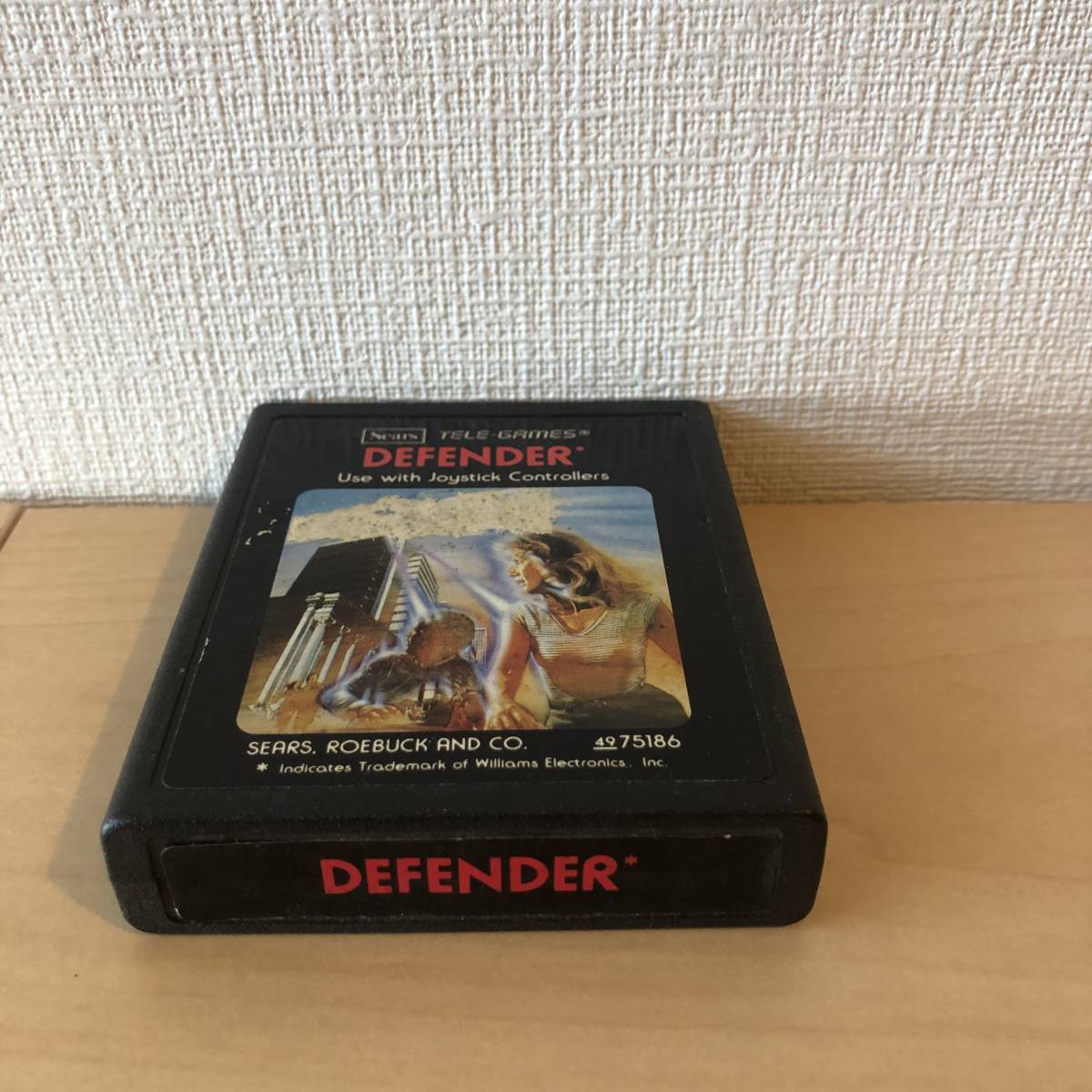 164 　アタリ ゲーム カセット　ATARI　DEFENDER_画像1