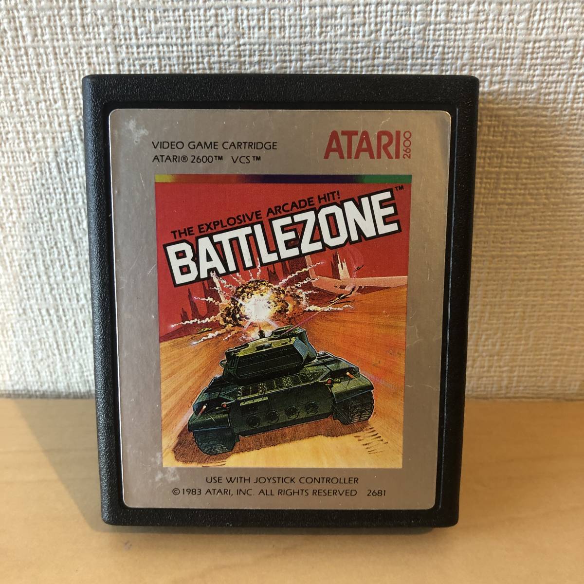 169 　アタリ ゲーム カセット　ATARI　BATTLEZONE_画像2