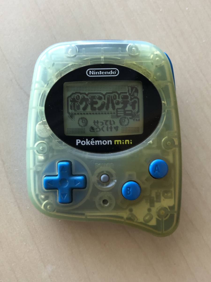 1 激レア！ Pokemon mini ポケモンミニ本体MIN-001 + ポケモンパーティミ_画像1