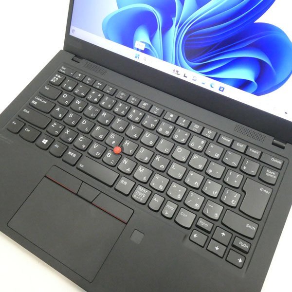 □Lenovo ThinkPad X1 Carbon 7th (20QD001AJP) Win11 Intel Core i5-8265U 1.60GHz メモリ8GB SSD256GB カメラ AC付属_画像3
