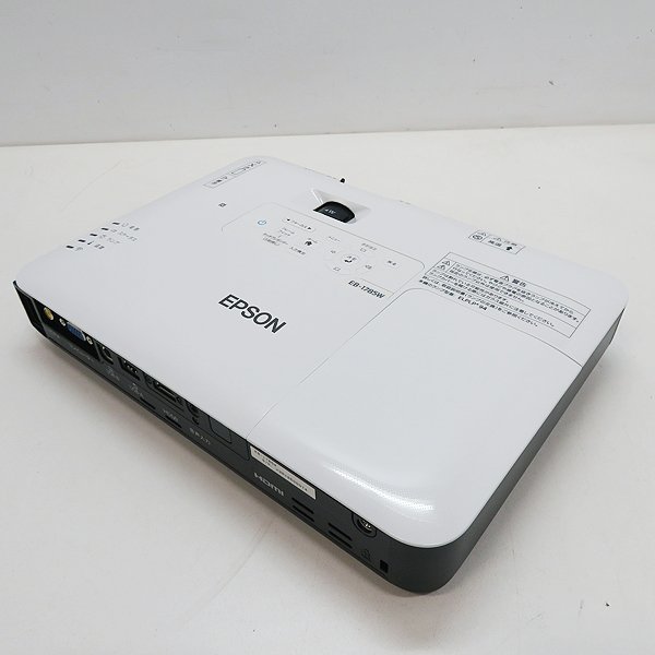 【1円スタート】 薄型 軽量 ◇ EPSON プロジェクター EB-1785W【 輝度 3200lm/リモコン欠/ショルダーベルト欠/ランプ 高 178h】_画像2