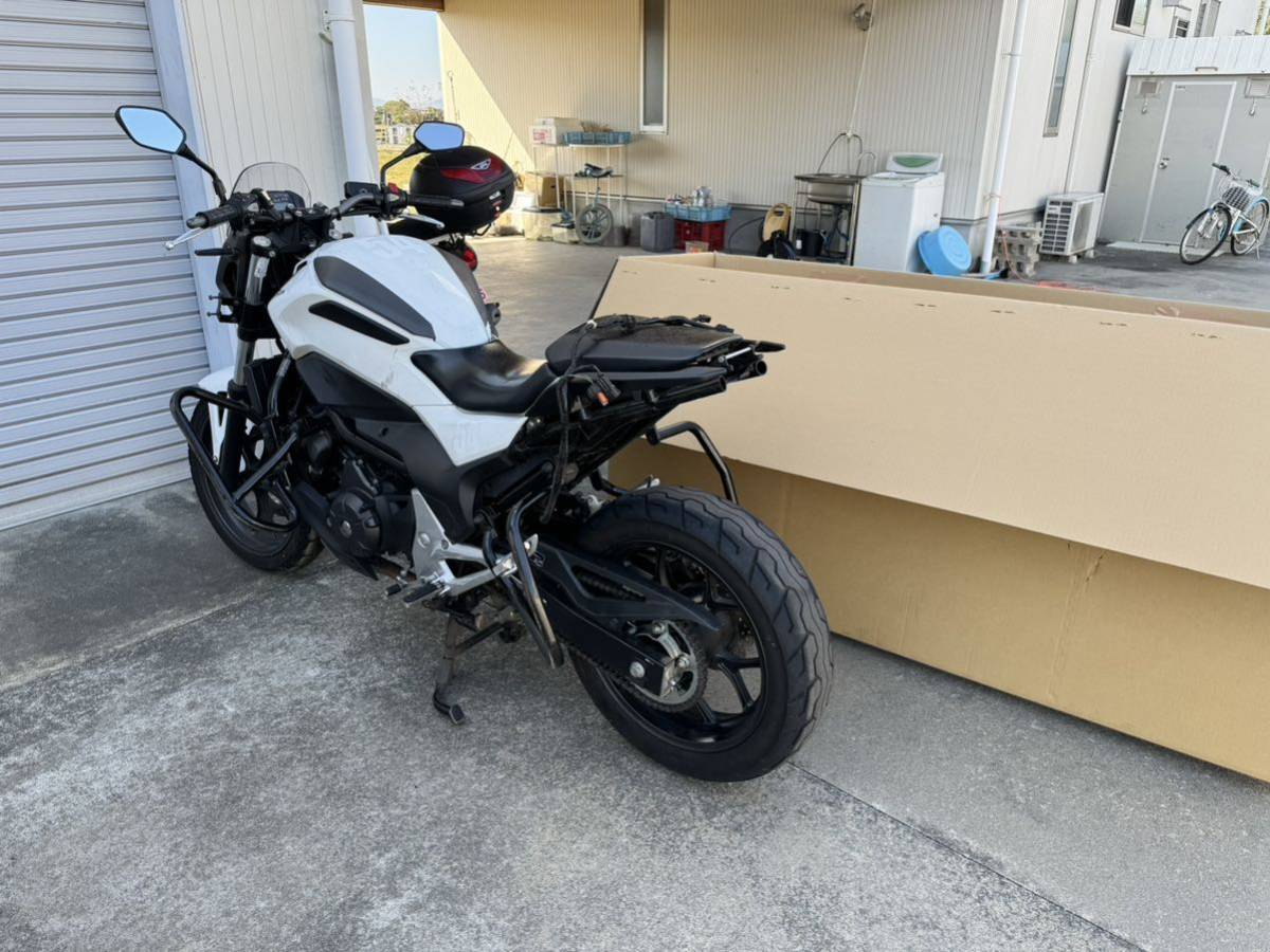 NC750L 完全部品どり車　教習車　フォーク曲がり　ジャンク品　書類無し　練習車　競技車　などに　_画像3