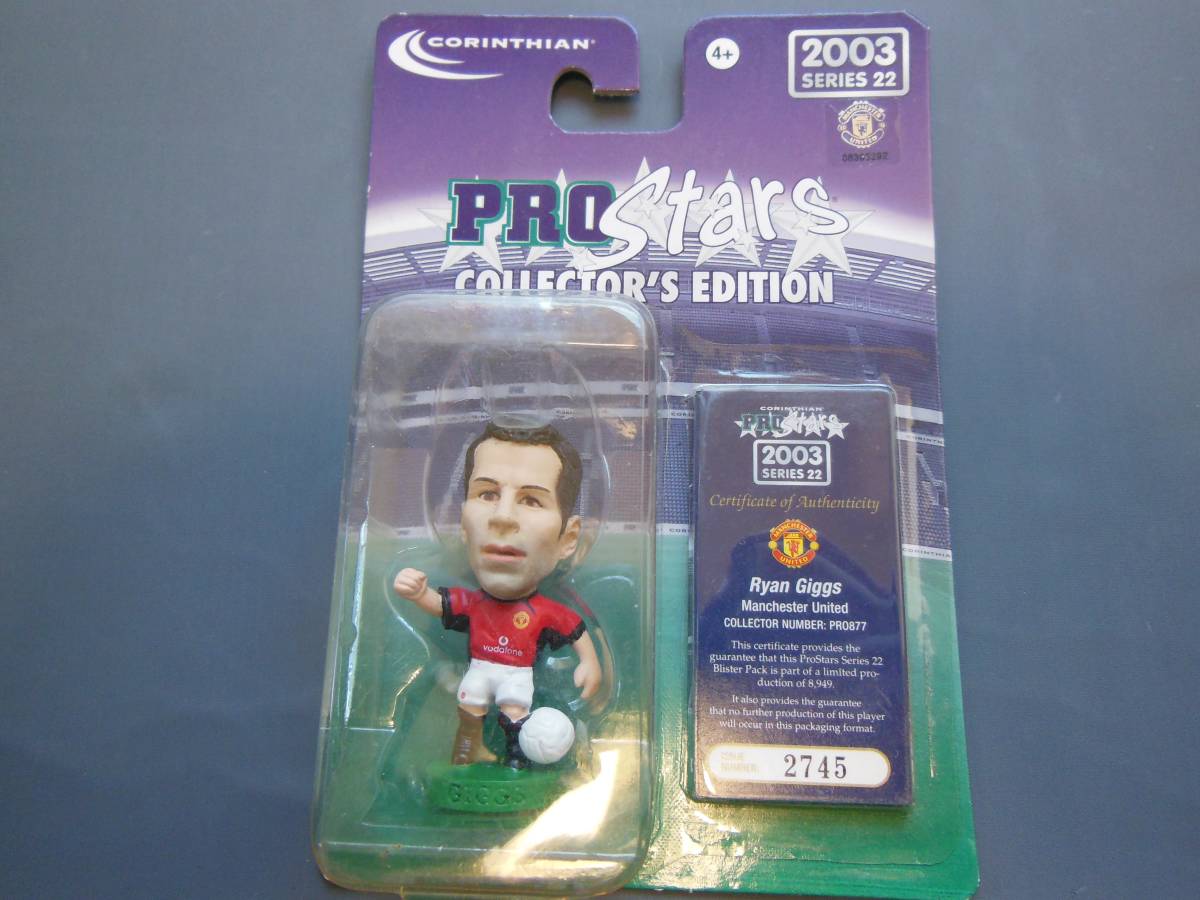 新品未開封品 コリンシアン PRO Stars 2003 ライアン ギグス COLLECTOR`S EDTION Ryan Giggs MANCHESTER UNITED_画像1