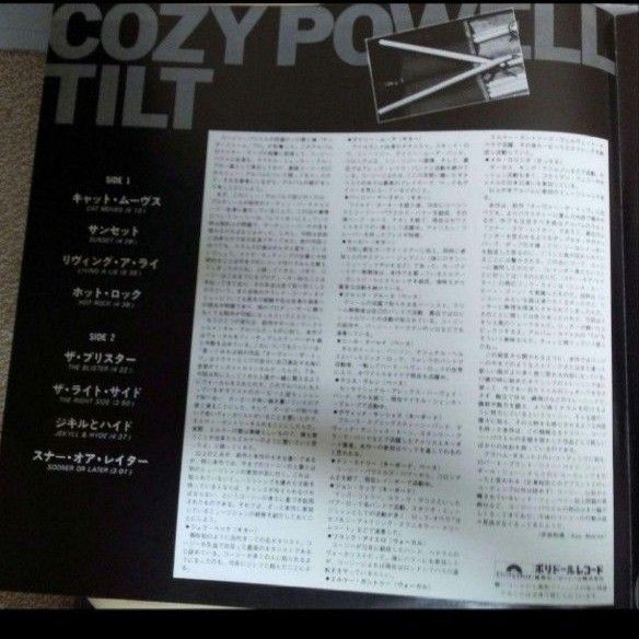 COZY POWELL/サンダーストーム　 アナログレコード 日本盤LP  コージー パウエル