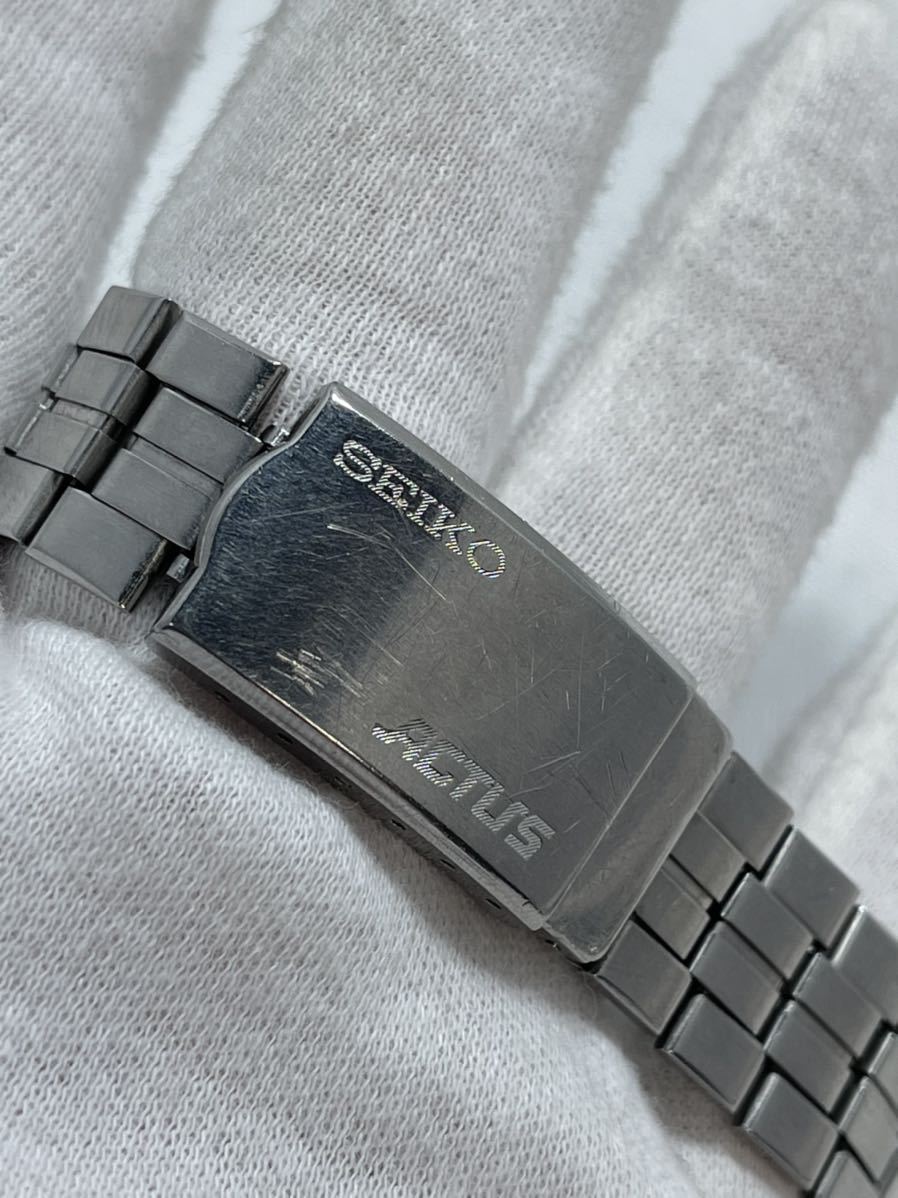 腕時計品 レア SEIKO ACTUS セイコー アクタス SS 6306-7010 / アンティーク/ メンズ/ 自動巻き/ 純正ベルト/ デイデイト/白文字盤/日本製_画像6