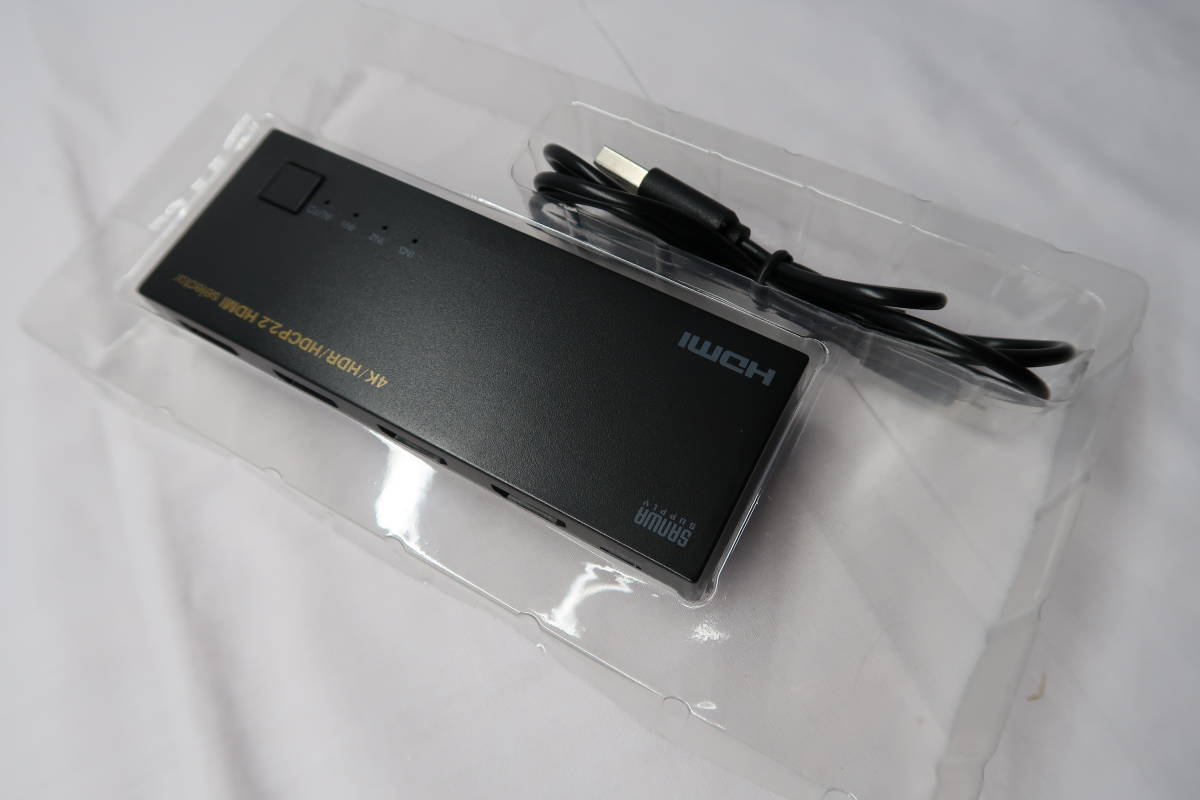 新品　未使用★サンワサプライ 4K・HDR・HDCP2.2対応HDMI切替器（3入力・1出力） SW-HDR31L★お買い得_画像5