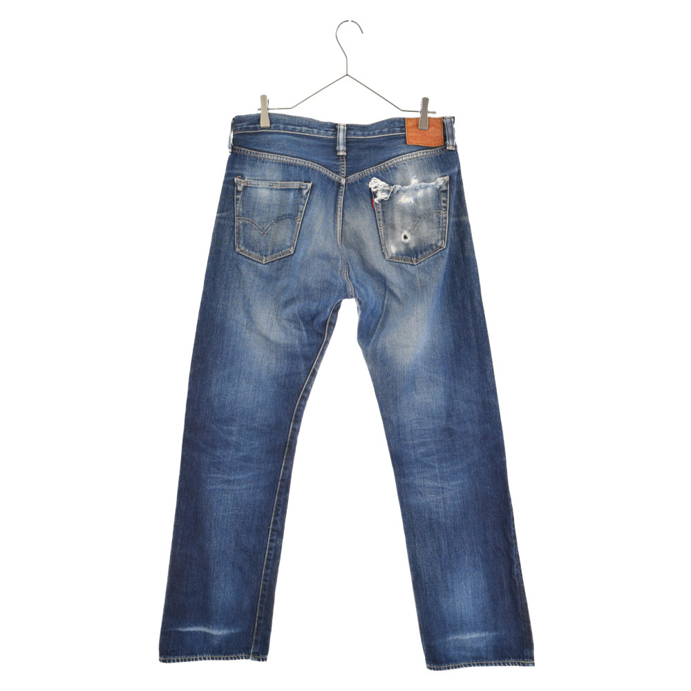 Levi's リーバイス 501XX 1947モデル復刻 片面タブ ストレートデニムパンツ インディゴ 47501_画像2