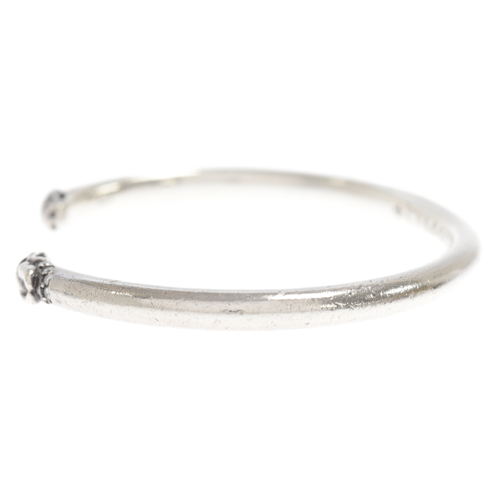 CHROME HEARTS クロムハーツ BANGLE DOUBLE DOG P/DMND ダブルドッグ PAVEダイヤ/パヴェダイヤ バングル ブレスレット シルバー_画像4