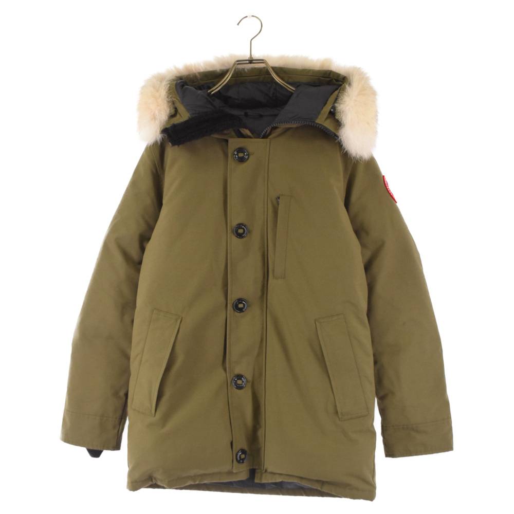 CANADA GOOSE カナダグース Jasper Parka ジャスパーパーカー ファー付きダウンジャケット カーキ 3438JM_画像1