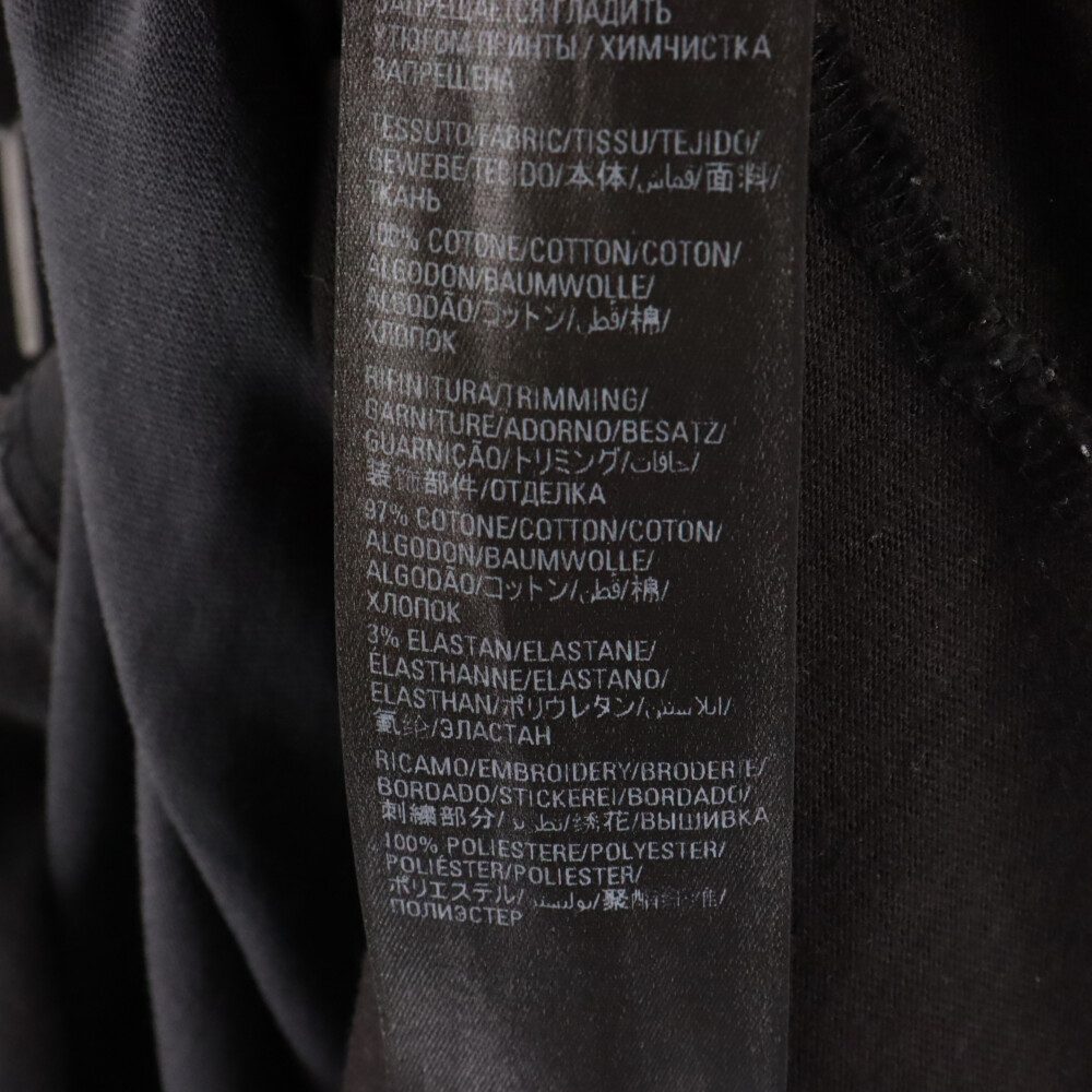 BALENCIAGA バレンシアガ 22SS スピードハンターアップサイドダウンオーバーサイズ半袖Tシャツ ブラック 698811 TMVC9_画像6